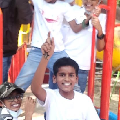Vidyaramba students on an educational field trip